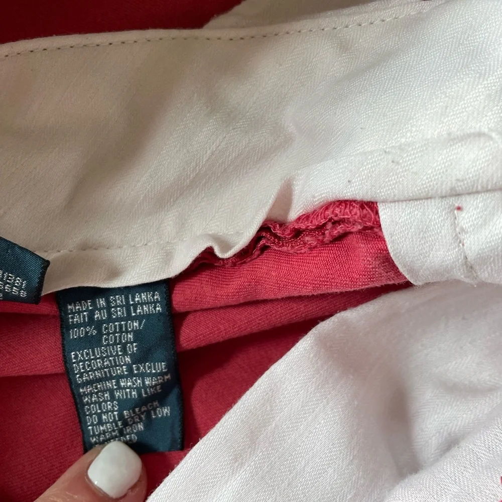 Vtg 90’s Polo Ralph Lauren Red Chino Preston Pant 36/32 - Picture 5 of 8